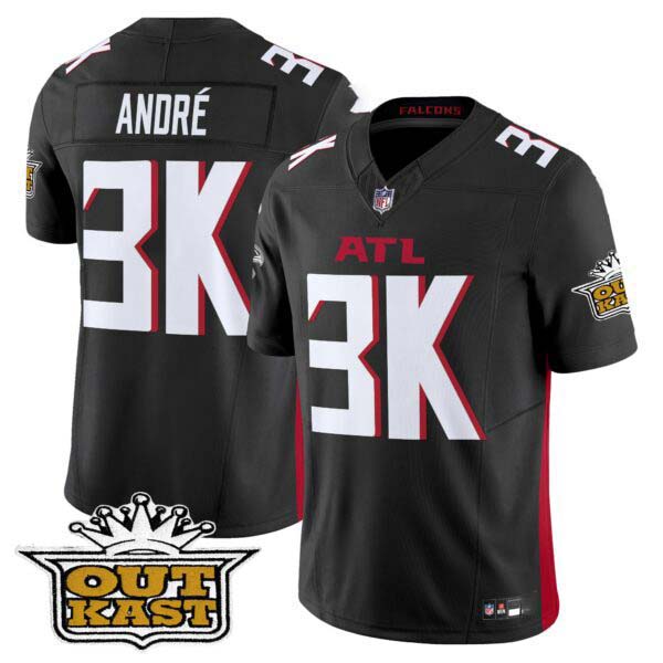 Men’s Outkast x Atlanta Falcons 2024 Vapor Limited Jersey – All Stitched