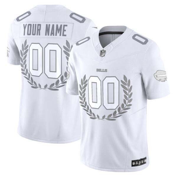 Buffalo Bills Platinum MVP Vapor Limited Custom Jersey – All Stitched