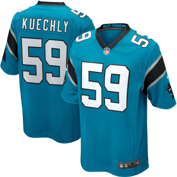 Luke Kuechly Carolina Panthers Blue Jersey – All Stitched