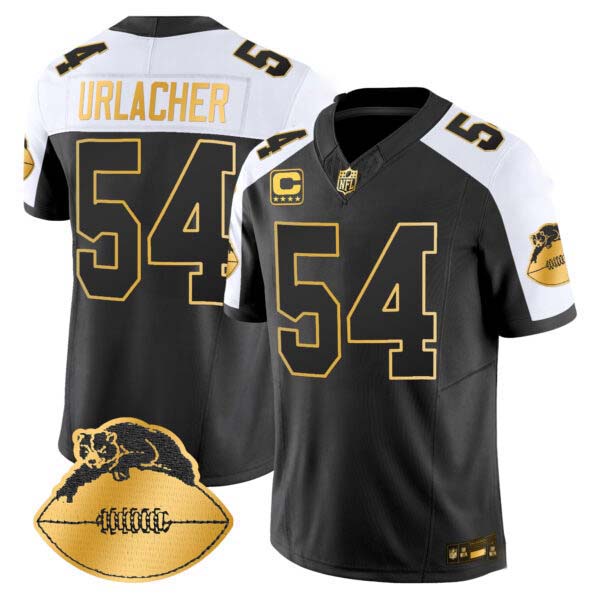 Men’s Chicago Bears Throwback Gold Vapor Limited Jersey – All Stitched