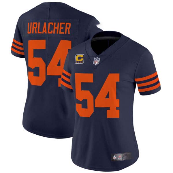 Women’s Chicago Bears Throwback Vapor Limited Jersey – All Stitched