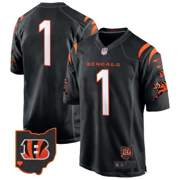 Men’s Cincinnati Bengals 2024 Game Jersey – All Stitched