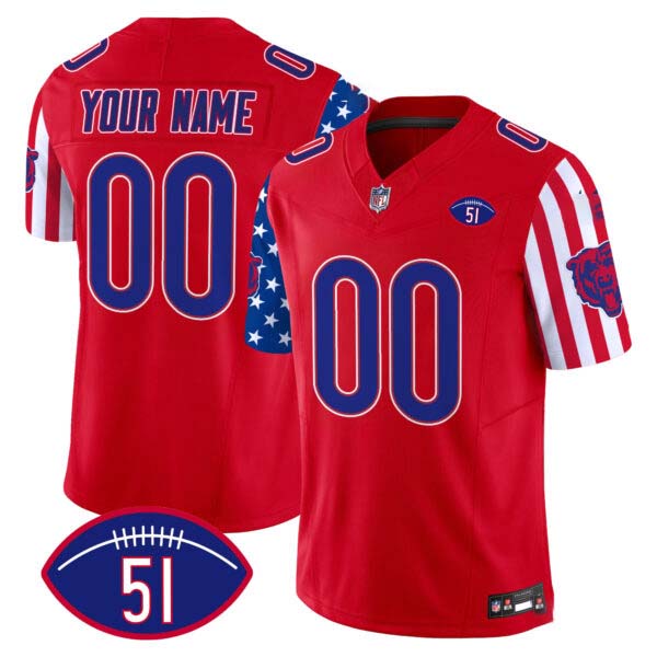 Bears American Style Vapor Limited Custom Jersey – All Stitched