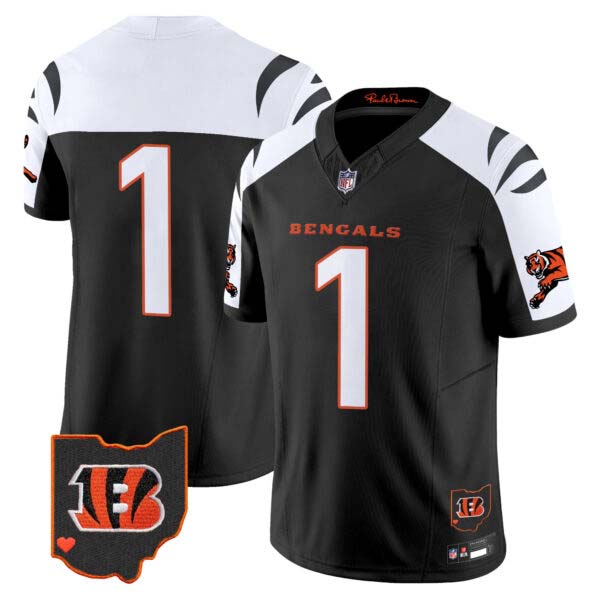 Men’s Bengals 2024 Vapor Limited Jersey – All Stitched