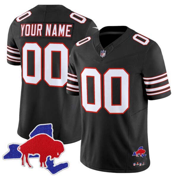 Bills Throwback 2024 Vapor Limited Custom Jersey – All Stitched
