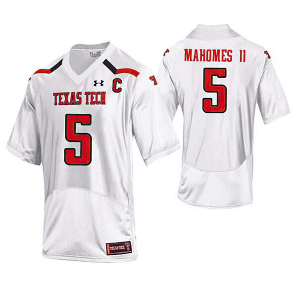 Men’s Texas Tech Red Raiders Patrick Mahomes II College Football Jersey – All Stitched