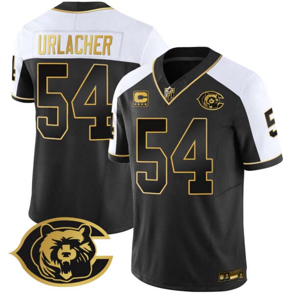 Men’s Bears Throwback Gold Vapor Jersey – All Stitched
