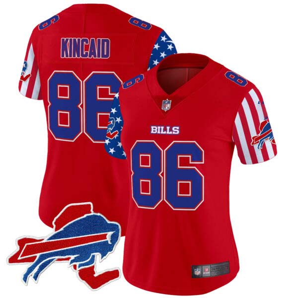 Women’s Bills 2025 Independence Day Vapor Premier Limited Jersey – All Stitched
