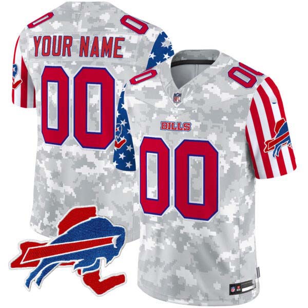 Bills 2025 Independence Day Vapor Premier Limited Custom Jersey – All Stitched