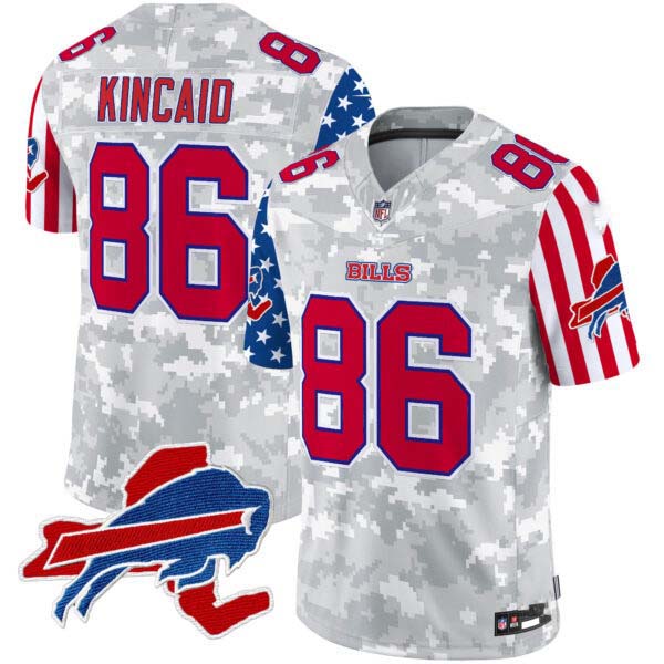 Men’s Bills 2025 Independence Day Vapor Premier Limited Jersey – All Stitched