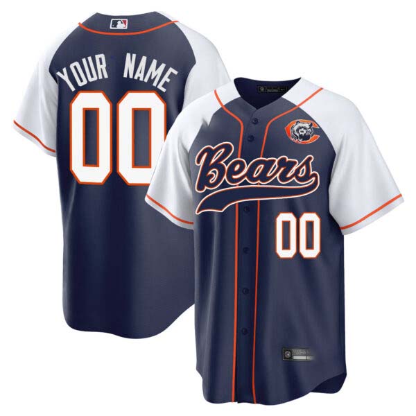 Bears Throwback Baseball Custom Jersey – All Stitched