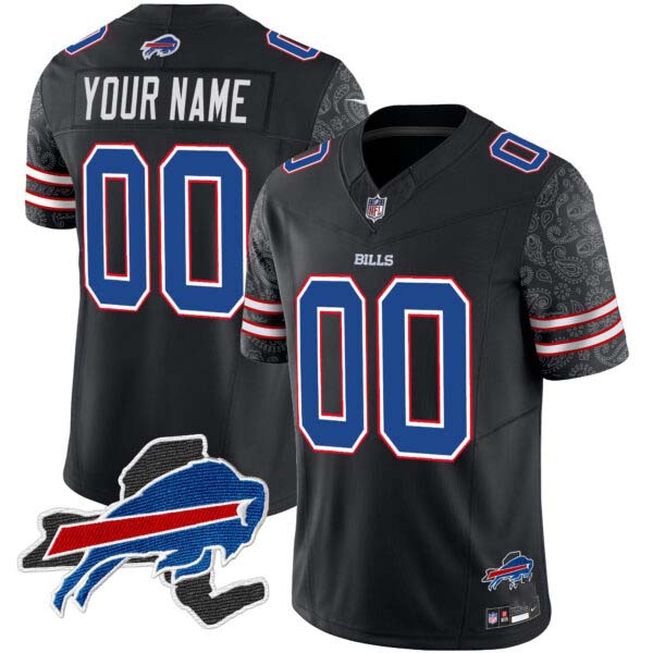 Bills New York Patch Vapor Limited Custom Jersey V2 – All Stitched