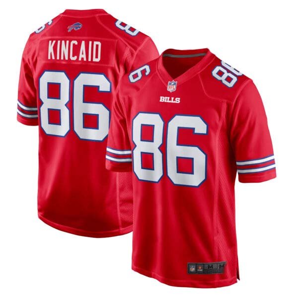 Dalton Kincaid Buffalo Bills Red Jersey – All Stitched