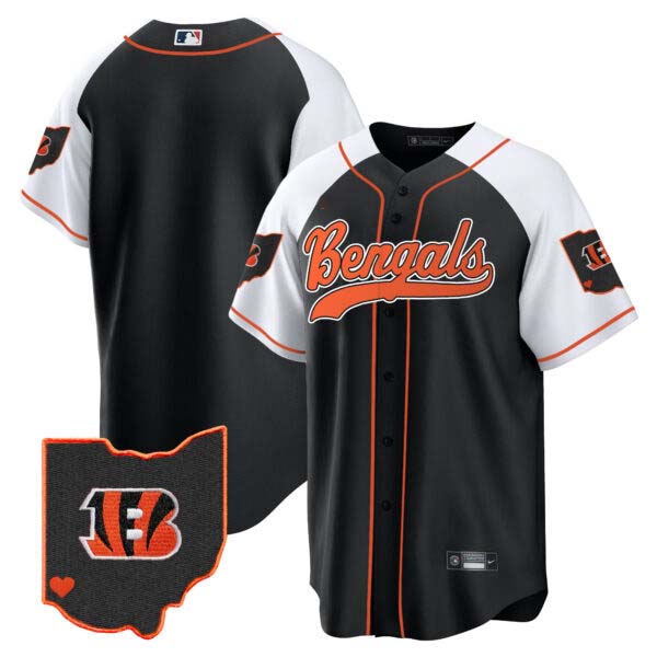 Men’s Bengals Ohio Patch Baseball Jersey – All Stitched