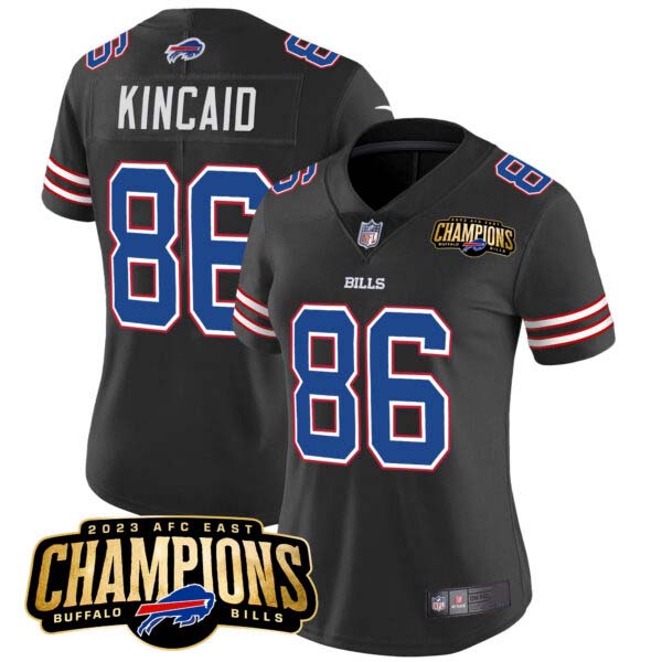 Women’s Bills 2023 AFC East Champions Patch Vapor Jersey – All Stitched