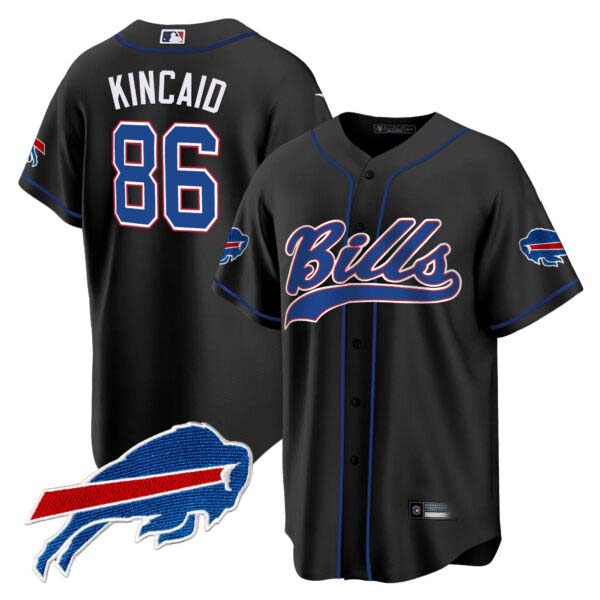 Men’s Buffalo Bills Baseball Jersey – All Stitched