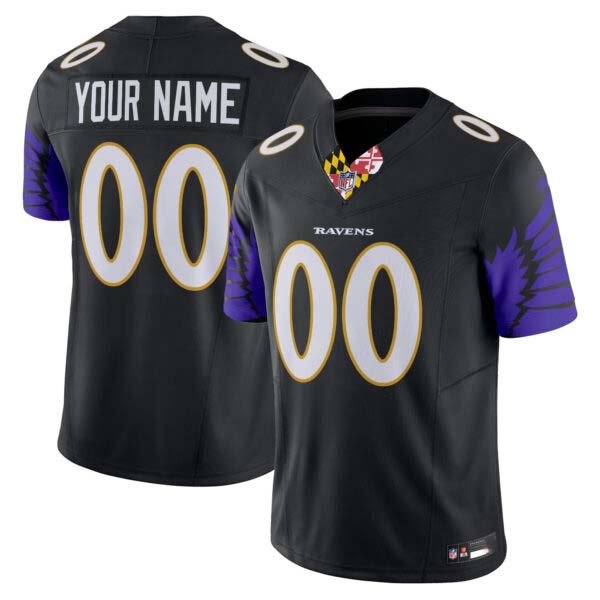 Ravens Special Vapor Limited Custom Jersey – All Stitched
