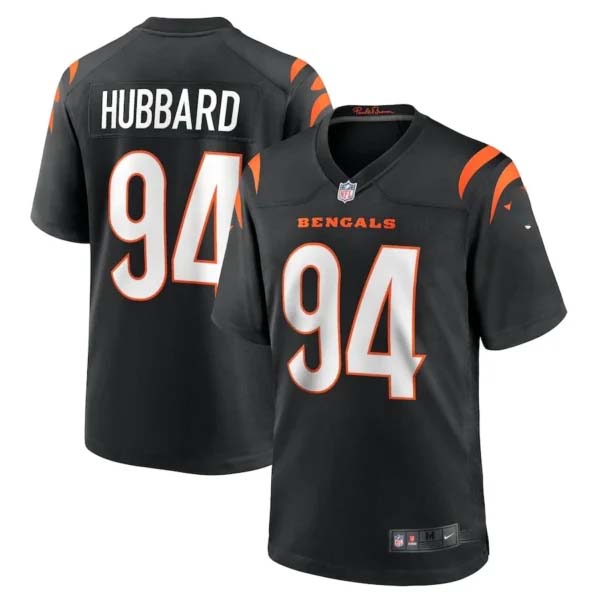 Sam Hubbard Cincinnati Bengals Black Game Jersey – All Stitched