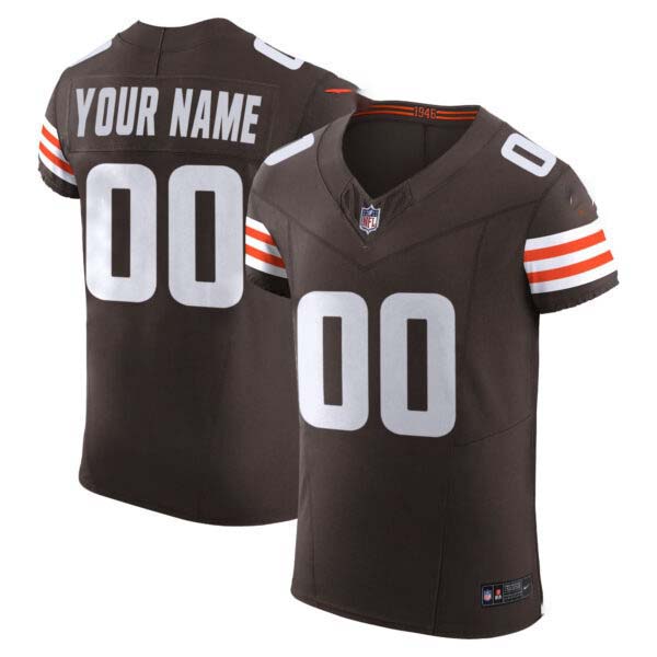 Browns Vapor Elite Custom Jersey – All Stitched