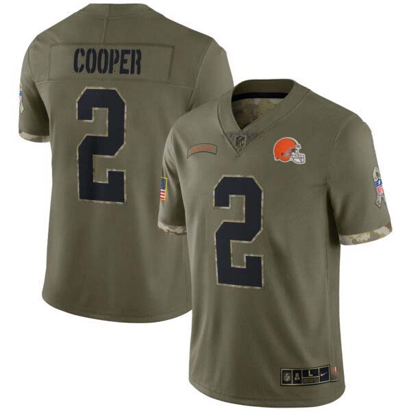 Men’s Browns 2022 Salute To Service Limited Jersey – All Stitched