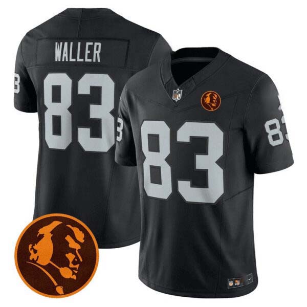 Men’s Raiders John Madden Honoring Patch Vapor Jersey – All Stitched