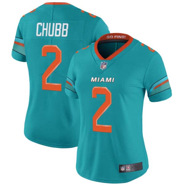 Women’s Miami Dolphins 2025 “Rivalries” Vapor Limited Jersey – All Stitched