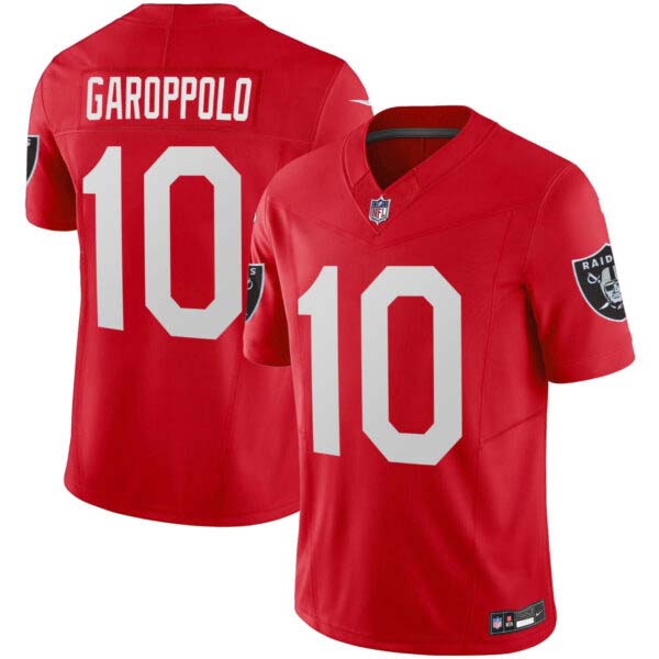 Jimmy Garoppolo Las Vegas Raiders Red Jersey – All Stitched