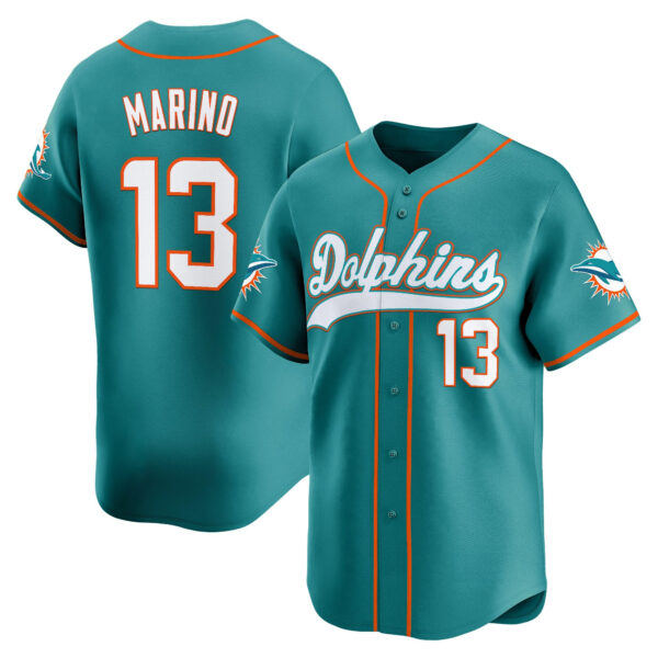Men’s Miami Dolphins 2025 Vapor Baseball Jersey – All Stitched