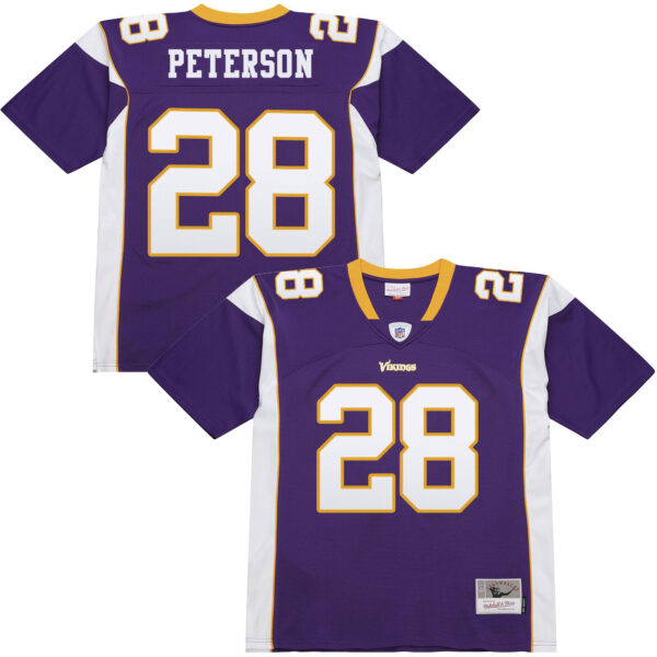 Men’s Minnesota Vikings Throwback Player Jersey – All Stitched
