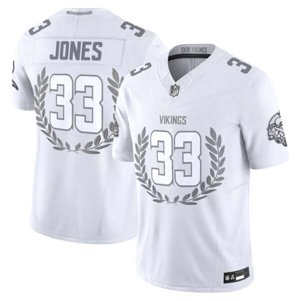Minnesota Vikings Platinum MVP Vapor Limited Jersey – All Stitched