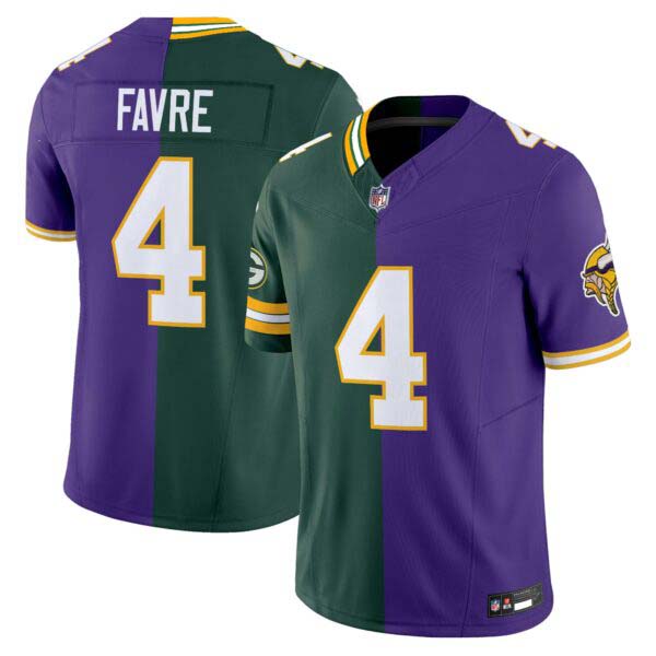 Brett Favre Split Vapor Limited Jersey – All Stitched
