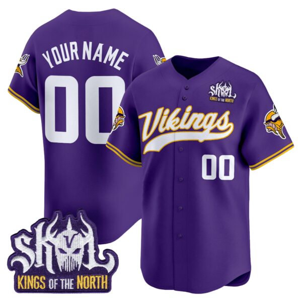 Minnesota Vikings 2025 Vapor Baseball Custom Jersey – All Stitched