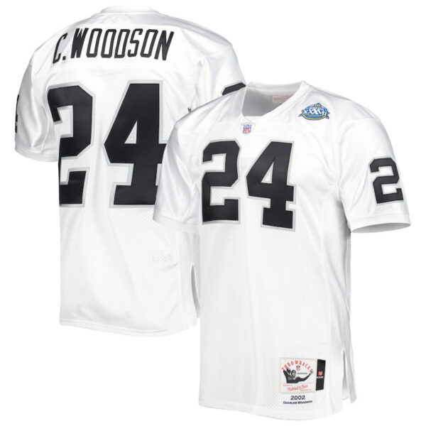 Charles Woodson Las Vegas Raiders Throwback Retired Jersey – All Stitched