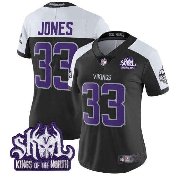 Women’s Minnesota Vikings 2024 Winter Warrior Skol Patch Vapor Limited Jersey – All Stitched