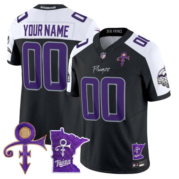 Minnesota Vikings 2024 Prince Vapor Limited Custom Jersey V2 – All Stitched