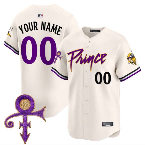 Minnesota Vikings Prince Patch Vapor Premier Limited Custom Jersey – All Stitched