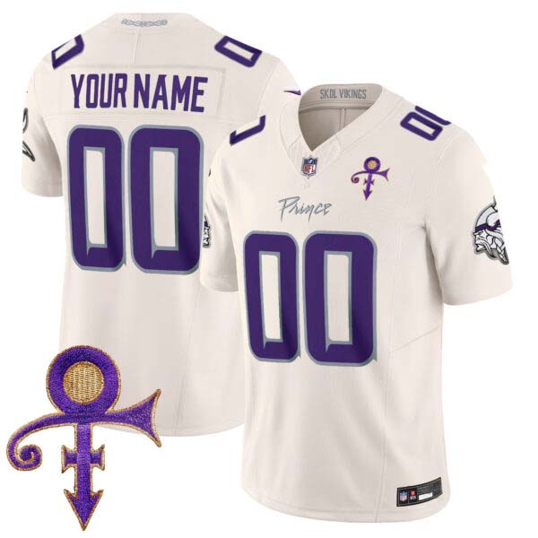 Minnesota Vikings 2024 Prince Vapor Limited Custom Jersey – All Stitched