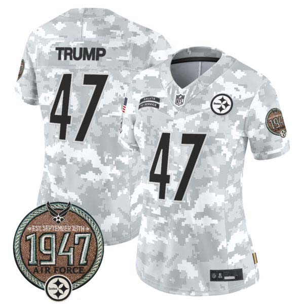 Women’s Steelers 2024 Salute to Service Establishment Year Patch Vapor Limited Jersey – All Stitched