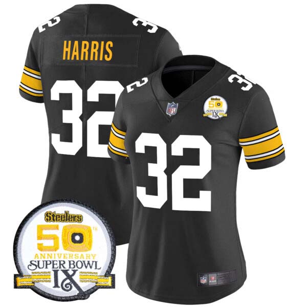Women’s Pittsburgh Steelers Throwback 2024 Vapor Limited Jersey – All Stitched
