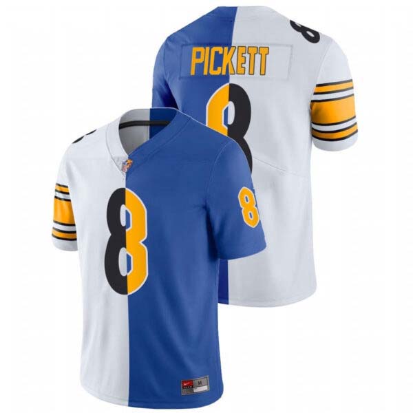 Kenny Pickett Steelers Pitt Split Jersey – All Stitched