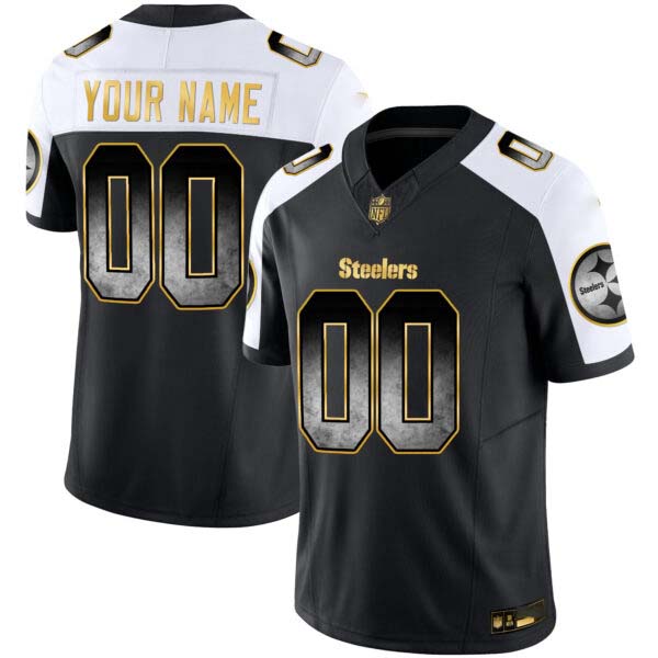 Steelers Arch Smoke Vapor Custom Jersey V3 – All Stitched