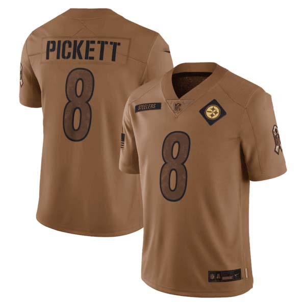 Pittsburgh Steelers 2023 Salute To Service Limited Jersey- Brown