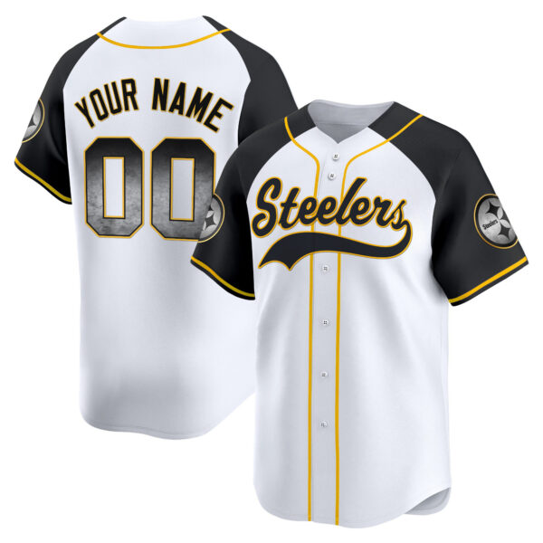 Pittsburgh Steelers Arch Smoke Vapor Baseball Custom Jersey – All Stitched