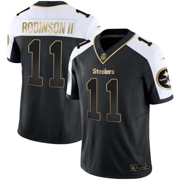 Men’s Steelers Gold Vapor Jersey – All Stitched