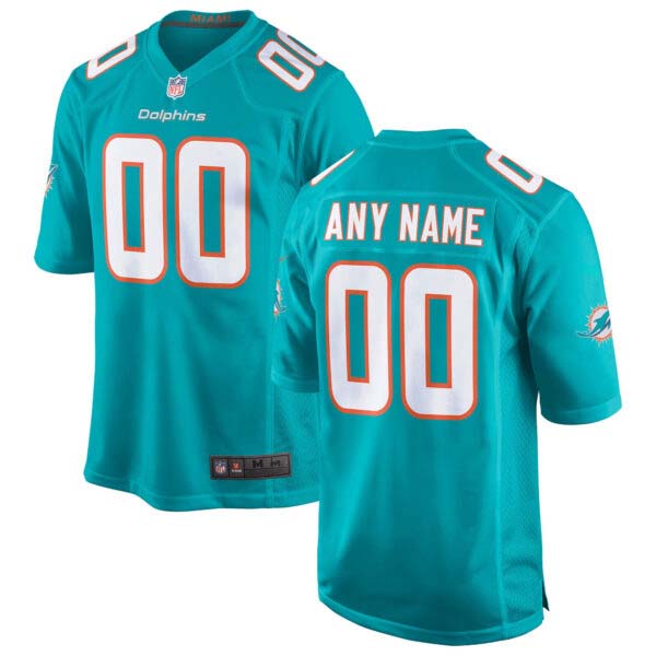 Miami Dolphins Custom Jersey – All Stitched