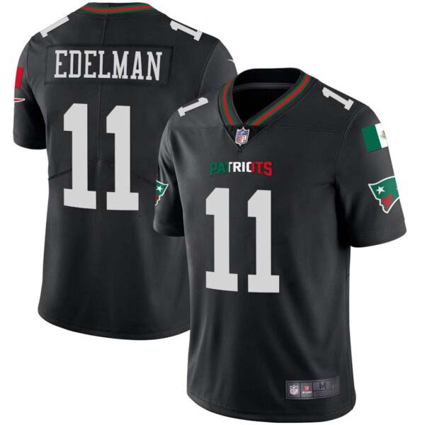 Julian Edelman New England Patriots Mexican Jersey – All Stitched