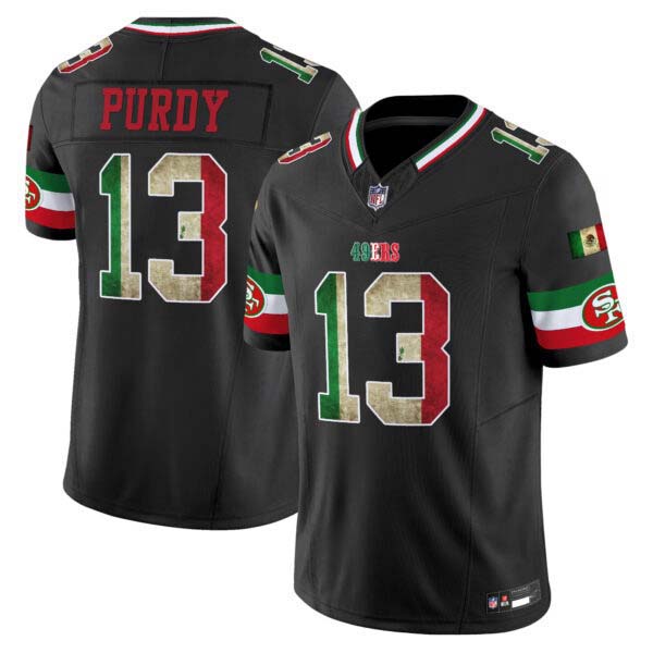 Men’s 49ers Mexico Vapor Limited Jersey V4 – All Stitched