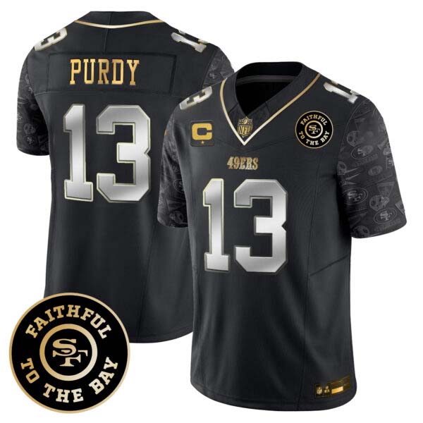 Men’s 49ers Pattern Style Vapor Limited Jersey – All Stitched
