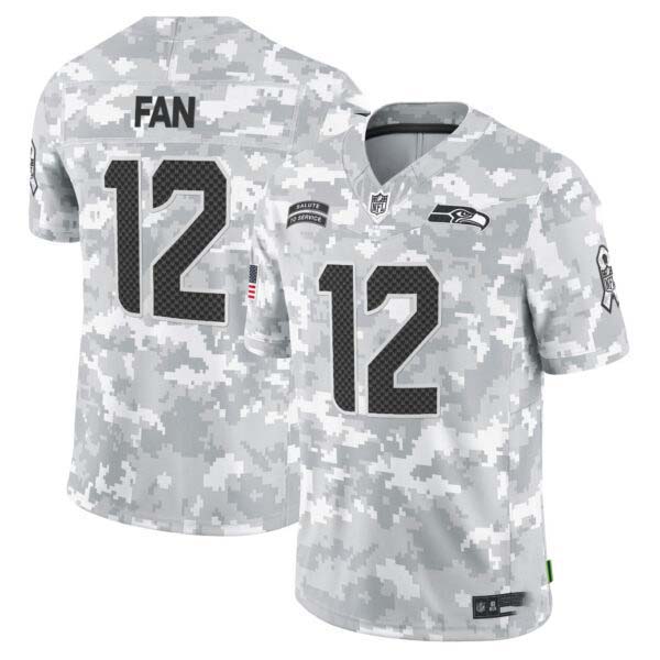 Seahawks 2024 Salute to Service Vapor Limited Jersey – Arctic Camo – All Stitched