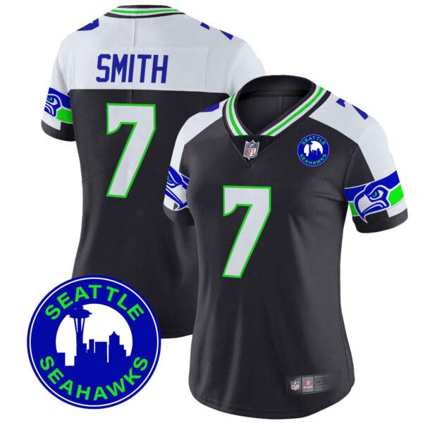 Women’s Seahawks 2024 Seattle City Patch Vapor Limited Jersey – All Stitched
